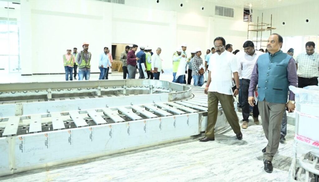 ವಿಮಾನ ನಿಲ್ದಾಣ ಕಾರ್ಯಾಚರಣೆ ಮಾಡಲು ಕಾಮಗಾರಿಗಳಿಗೆ ವೇಗ