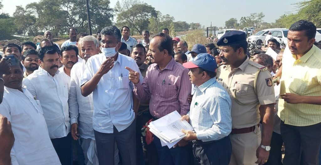 ಚಿಮ್ಮಡ ಜಿಎಲ್ಬಿಸಿಗೆ ಸಚಿವ ಸತೀಶ ಜಾರಕಿಹೊಳಿ ಭೇಟಿ