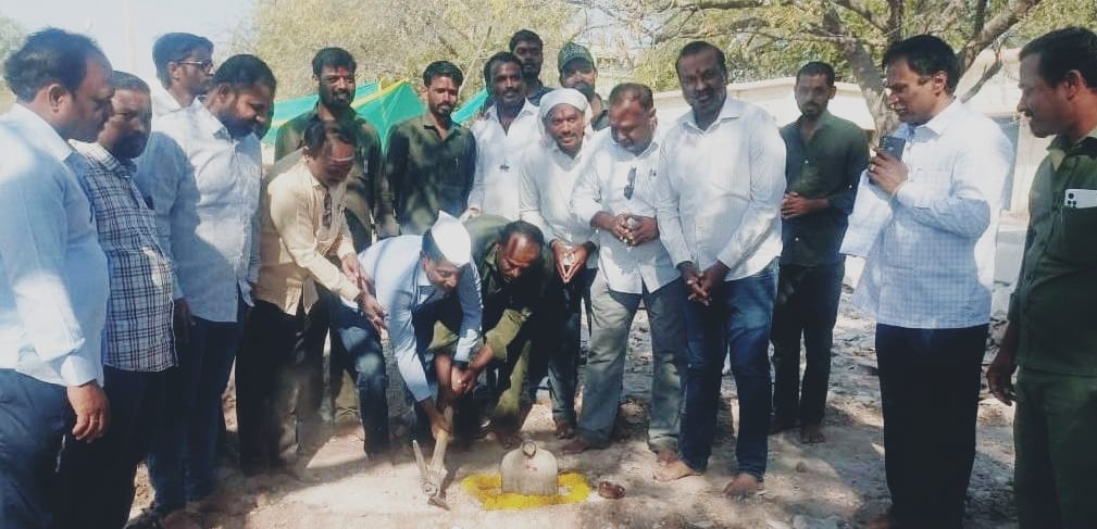 ನೂತನ ಹನುಮಾನ ದೇವಸ್ಥಾನಕ್ಕೆ ಭೂಮಿಪೂಜೆ