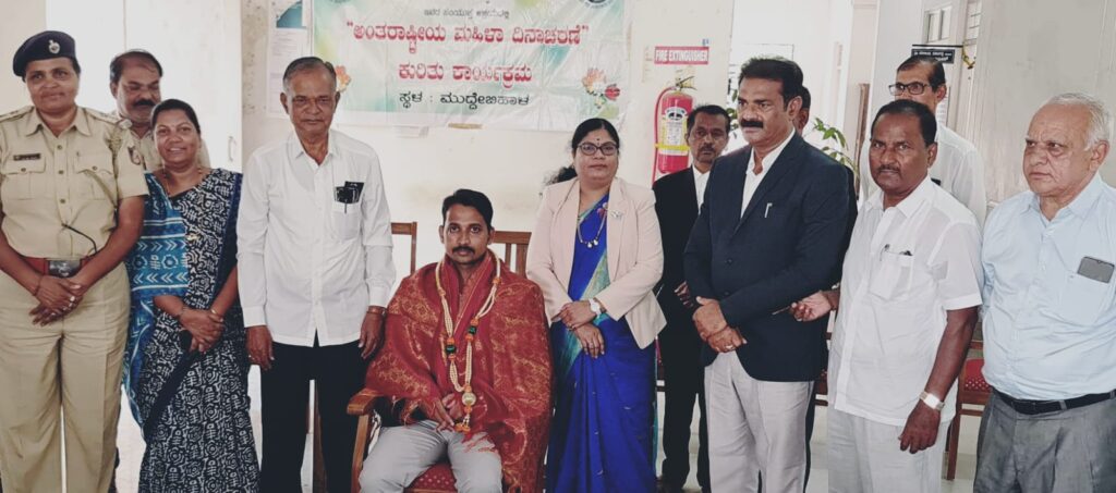 ನಾಗರಾಜ ಪೂಜಾರ ಗೆ ಸನ್ಮಾನ