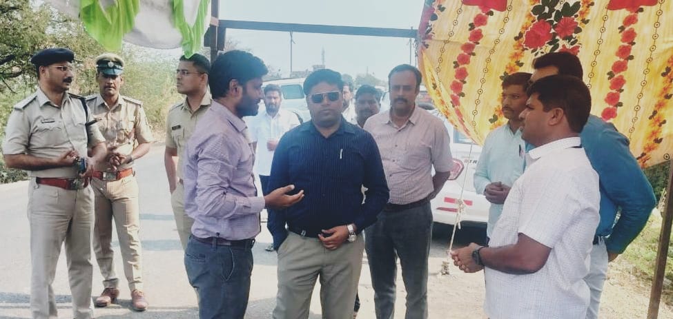 ಅಂತರ ಜಿಲ್ಲಾ ಚೆಕ್ ಪೋಸ್ಟ್ ಗೆ ಡಿಸಿ & ಎಸ್ಪಿ ಭೇಟಿ