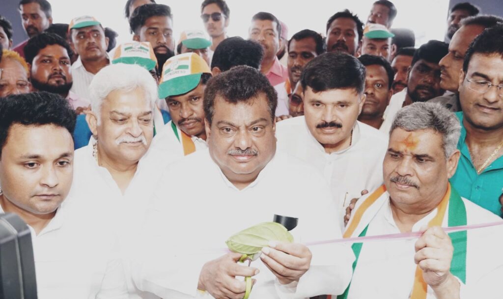 ಕಾಂಗ್ರೆಸ್ ಚುನಾವಣೆ ಪ್ರಚಾರ ಕಾರ್ಯಾಲಯ ಉದ್ಘಾಟನೆ