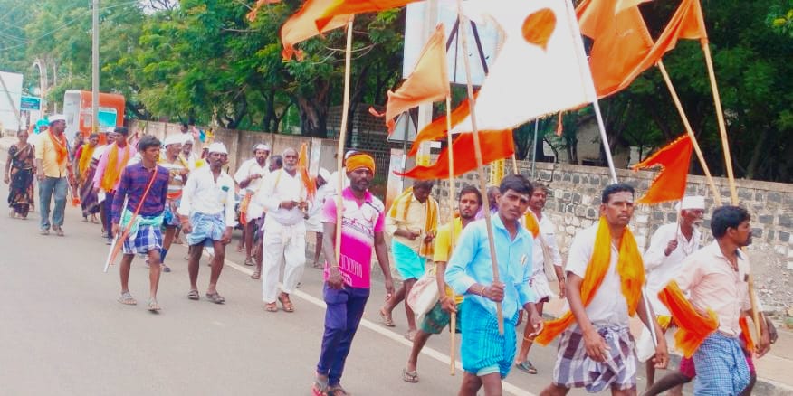 ಬಸವನ ಬಾಗೇವಾಡಿ: ಪಂಢರಾಪೂರಕ್ಕೆ ಪಾದಯಾತ್ರೆ