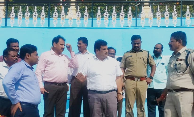 ಸಿಎಂ ಕಾರ್ಯಕ್ರಮ ಸಿದ್ಧತೆಗಳ ಕುರಿತು ಕೆಬಿಜೆನ್ನೆಲ್ ಎಂ.ಡಿ & ಡಿಸಿ ಪರಿಶೀಲನೆ