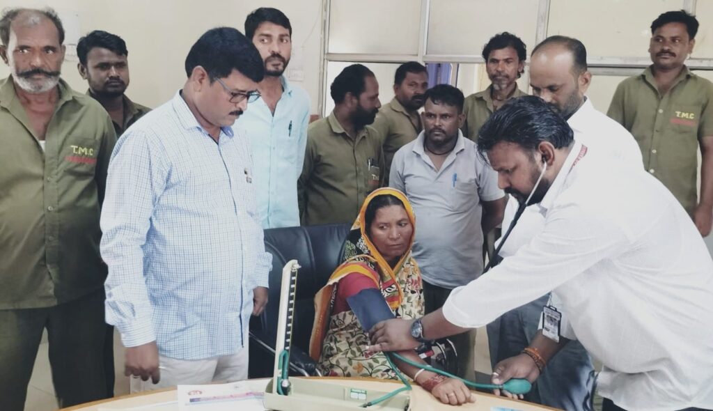 ಪೌರಕಾರ್ಮಿಕರಿಗೆ ಉಚಿತ ಆರೋಗ್ಯ ತಪಾಸಣೆ