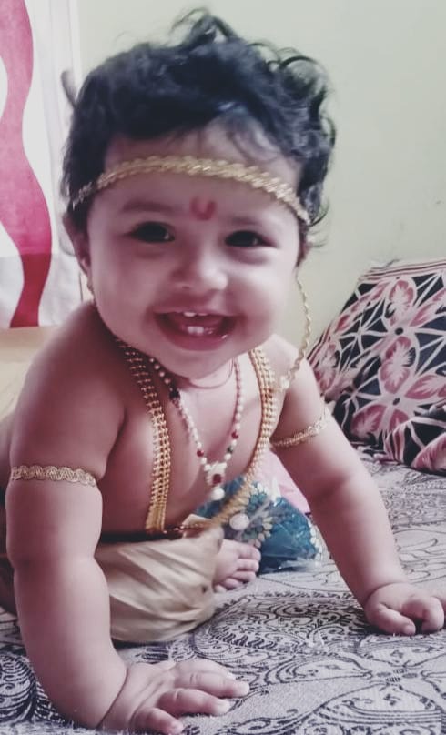 ಮುದ್ದು “ಶ್ರೀಶಾ ರಾಧೆ” ಖುಷಿ ಭಾವ!