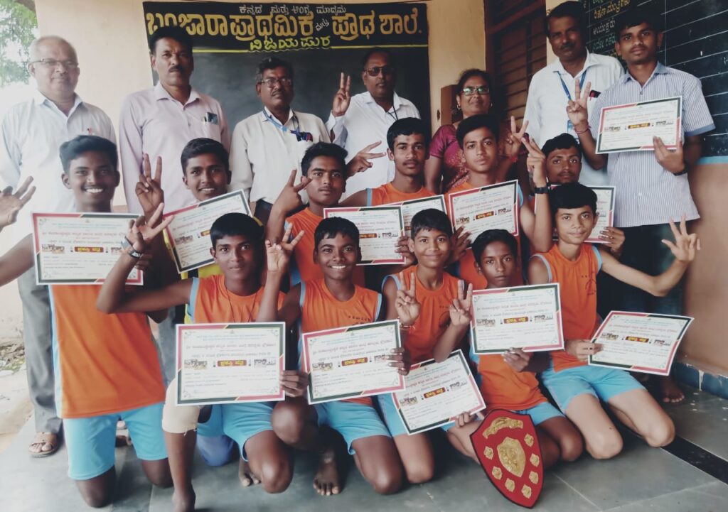 ಬಂಜಾರಾ ಪ್ರೌಢ ಶಾಲೆ ವಿದ್ಯಾರ್ಥಿಗಳು ತಾಲೂಕು ಮಟ್ಟಕ್ಕೆ ಆಯ್ಕೆ