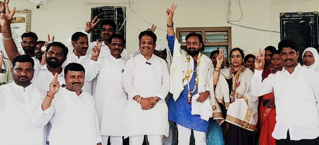 ಆಲಮೇಲ ಪಪಂ ಗದ್ದುಗೆ ಕಾಂಗ್ರೆಸ್ ಪಾಲು :ಕೈ ಹಿಡಿದ ಬಿಜೆಪಿ