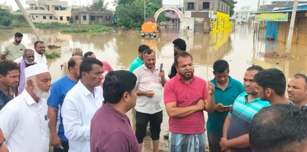 ಜಲಾವೃತ ಪ್ರದೇಶಗಳ ಪರಿವೀಕ್ಷಣೆ ಮಾಡಿದ ಡಿಸಿ ಟಿ.ಭೂಬಾಲನ್
