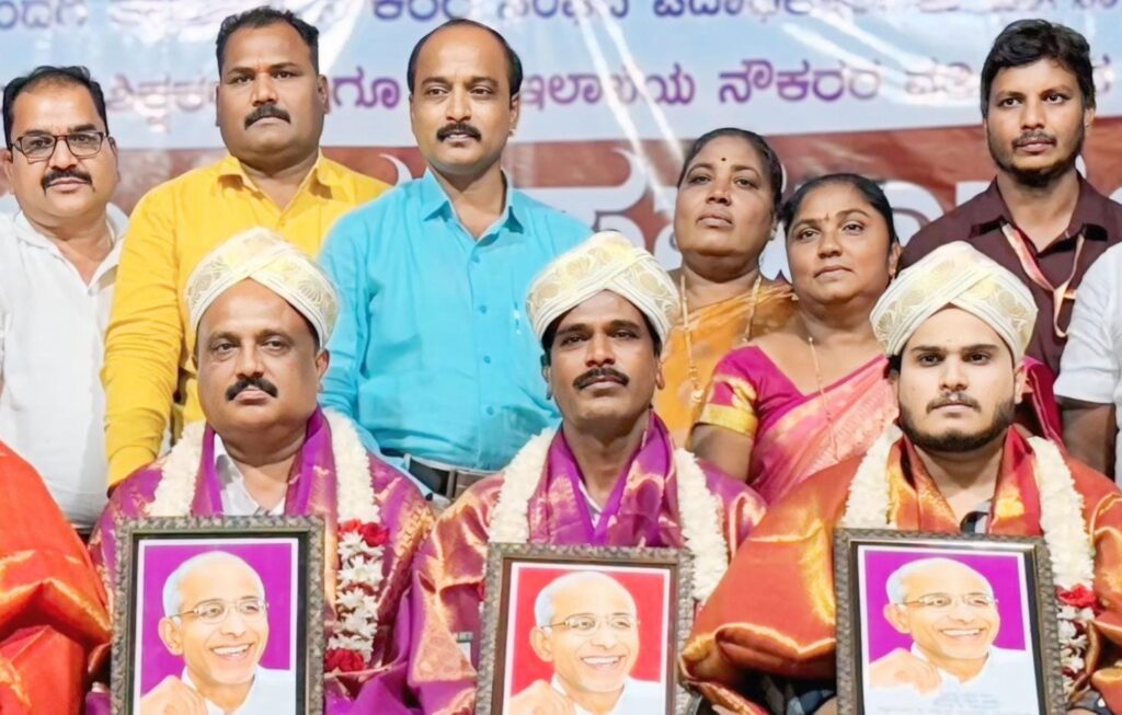 ನಟ ವಿಶ್ವಪ್ರಕಾಶ ಮಲಗೊಂಡಗೆ ಸನ್ಮಾನ