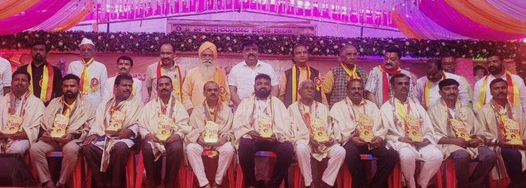ಸಾಹಿತ್ಯ ಸಮ್ಮೇಳನದಲ್ಲಿ ಪತ್ರಕರ್ತರಿಗೆ ಸನ್ಮಾನ