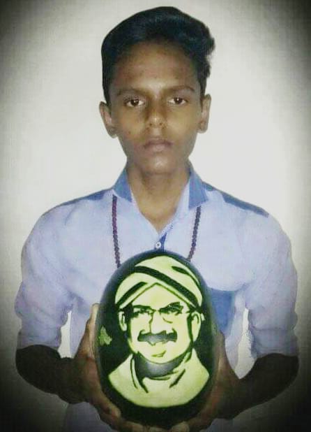 ಕಲ್ಲಂಗಡಿಯಲ್ಲಿ ಕಲಾವಿದನ ಕೈಚಳಕ