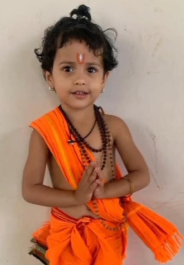 ರಾಮನ ಭೂಷಣದಲ್ಲಿ ಹೃನ್ಮನ ಸೆಳೆದ ಬಾಲೆ ಶ್ರೀಶಾ