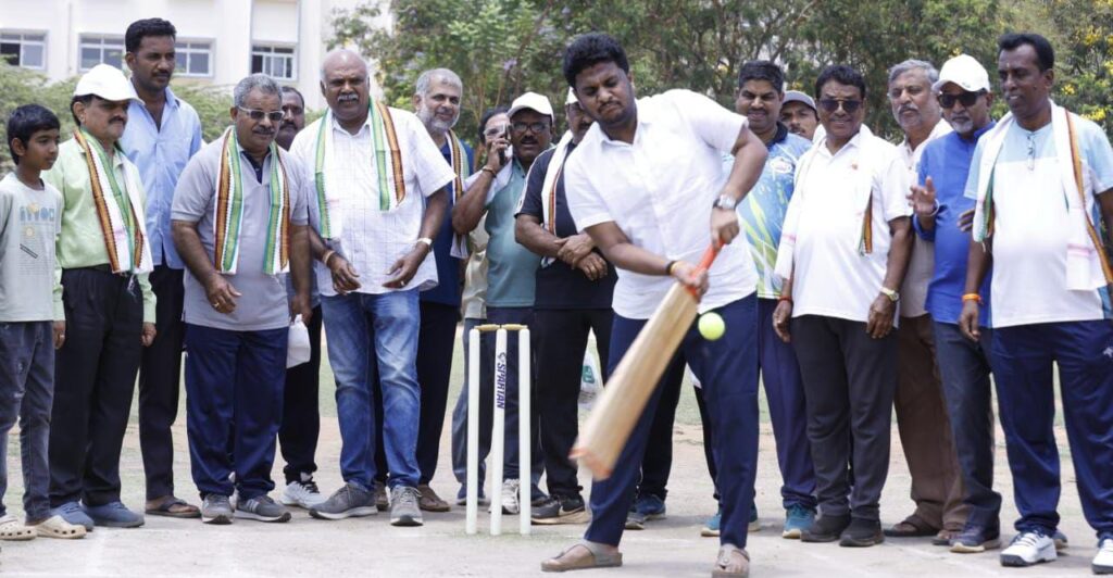 ಪತ್ರಕರ್ತರ ರಾಜ್ಯ ಮಟ್ಟದ ಕ್ರಿಕೆಟ್ ಕ್ರೀಡಾಕೂಟಕ್ಕೆ ಚಾಲನೆ