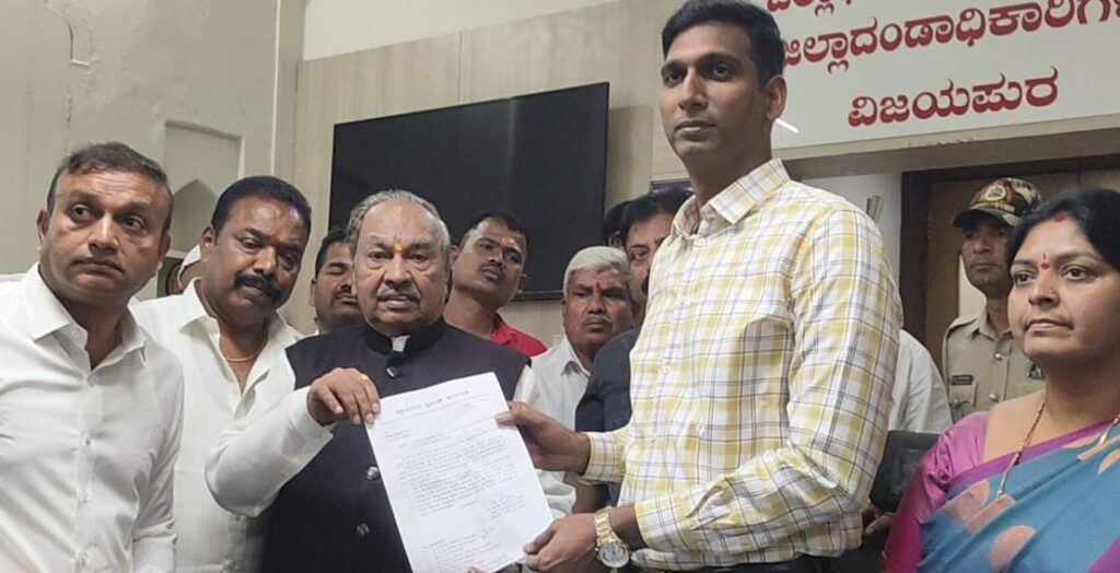 ಕಾಂಗ್ರೆಸ್ ಸರ್ಕಾರದಿಂದ ಸಂತರಿಗೆ ಅಗೌರವ :ಈಶ್ವರಪ್ಪ
