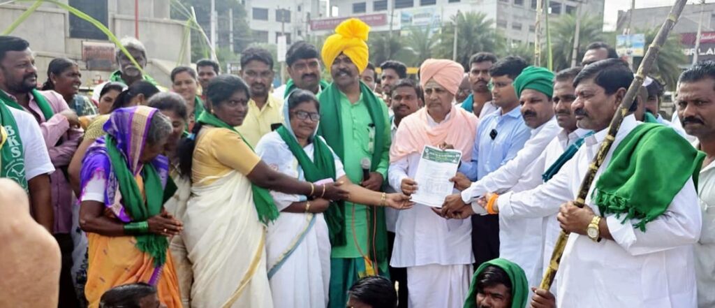 ರೈತರ ಹೋರಾಟಕ್ಕೆ ಸರಕಾರ ಕೂಡಲೇ ಸ್ಪಂದಿಸಲಿ :ಚನಗೊಂಡ