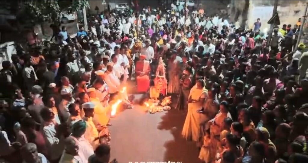 ಚಿಮ್ಮಡ: ಶ್ರೀಶೈಲ ಕ್ಷೇತ್ರಕ್ಕೆ ನೂರಾರು ಭಕ್ತರ ಪಾದಯಾತ್ರೆ