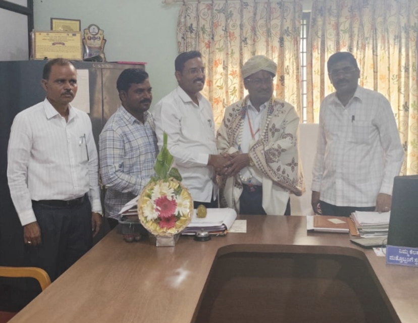 ನೂತನ ಡಿಡಿಪಿಯು ಉಪ್ಪಾರ ರಿಗೆ ಸನ್ಮಾನ
