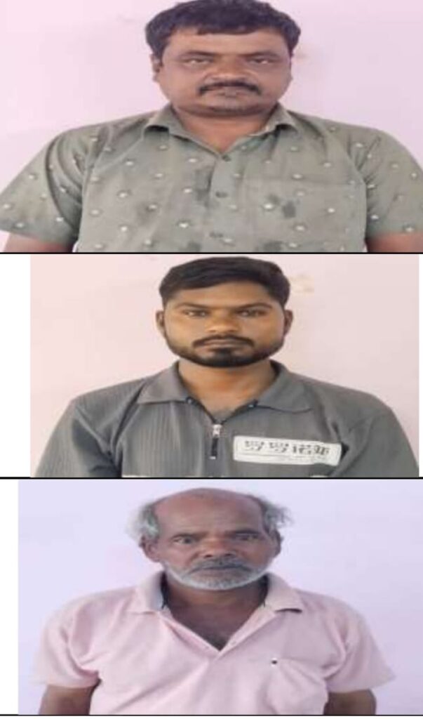 ಕಳ್ಳಬಟ್ಟಿ ಸರಾಯಿ ಅಡ್ಡೆಗಳ ಮೇಲೆ ಪೊಲೀಸ್ ದಾಳಿ :ಮೂವರು ವಶಕ್ಕೆ