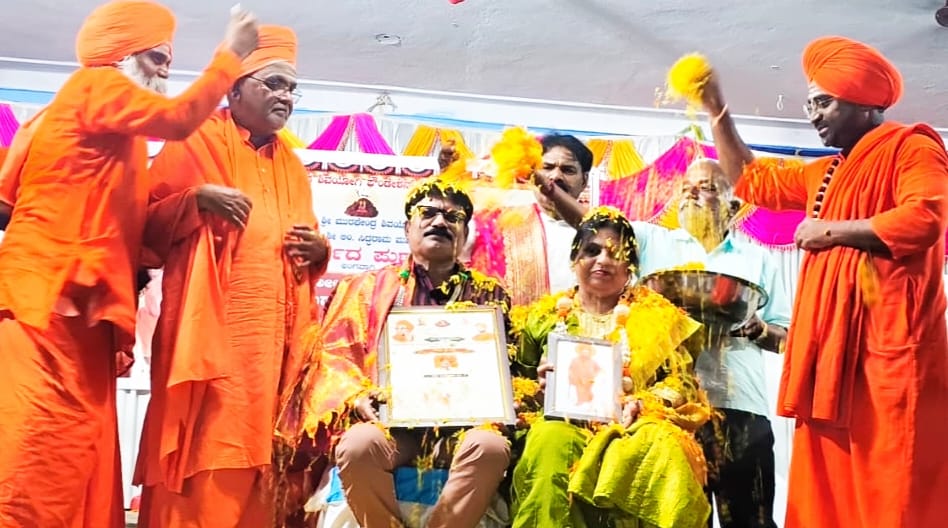 ಮಾಧ್ಯಮ ಕ್ಷೇತ್ರದ ಸಾಧಕ ಬಾಬುರಾವ, ಇಂದುಶೇಖರ ದಂಪತಿಗೆ ಸತ್ಕಾರ