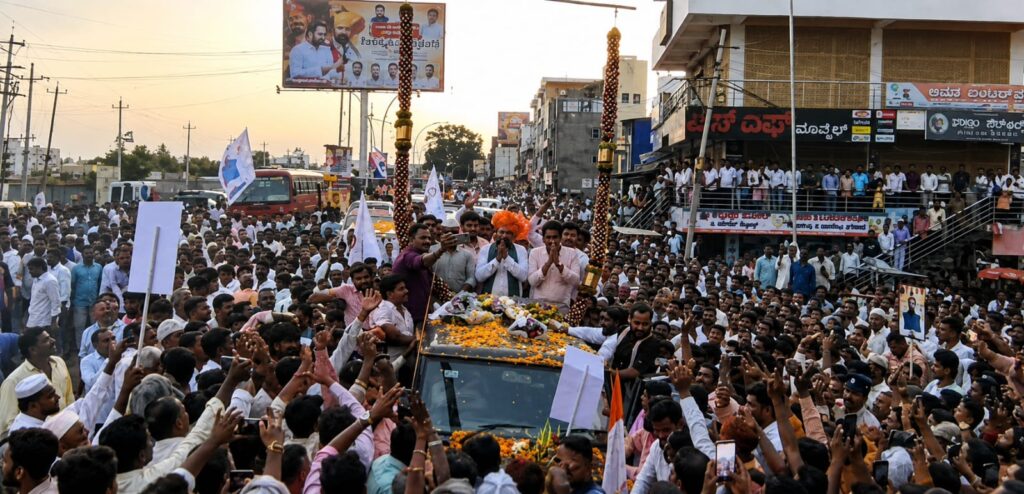 ಅಥಣಿಯಲ್ಲಿ ಸಚಿವ ಲಕ್ಷ್ಮಣ ಸವದಿಗೆ ಅದ್ದೂರಿ ಸ್ವಾಗತ