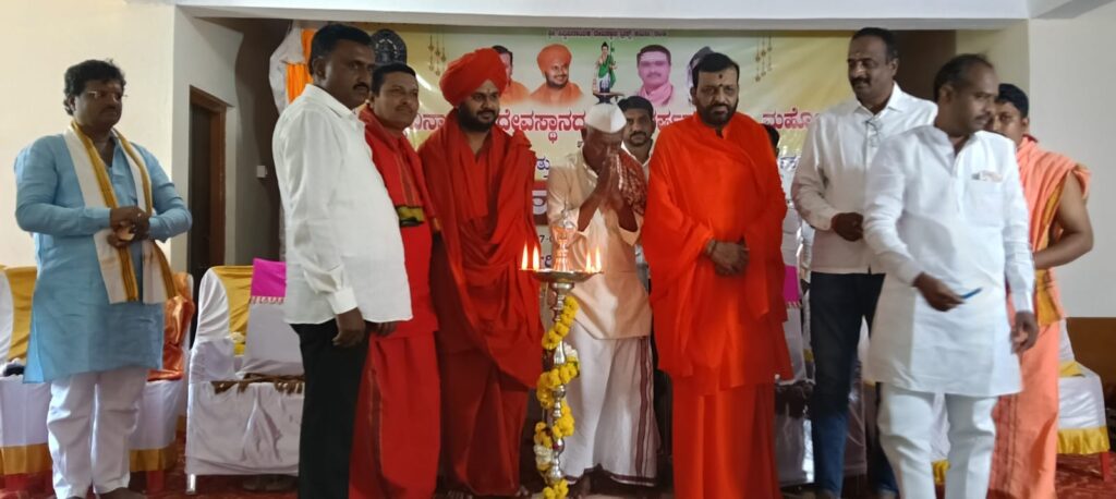 ದೇವತಾ ಕಾರ್ಯಗಳಿಂದ ಗ್ರಾಮಗಳು ಸುಭಿಕ್ಷ :ಮುರುಗೇಂದ್ರ ಶ್ರೀ