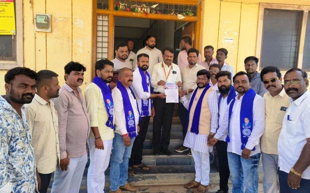 ಅಕ್ರಮ ಸಾರಾಯಿ ಮಾರಾಟ ತಡೆಗಟ್ಟಲು ಆಗ್ರಹಿಸಿ ಮನವಿ